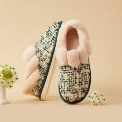 Winter Plush Casual Flats 180 Pairs