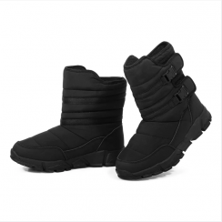 Wool Fur Waterproof Winter Boots Women 2 Pairs