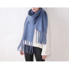 Fashion Cashmere Scarf with Tassel 5PCS