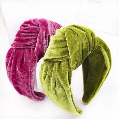 Velour Bling Party Headbands 8PCS